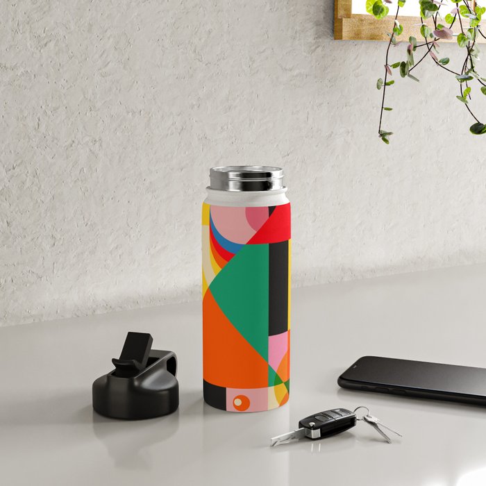 Geometric Girls Water Bottle Gallery Image 4