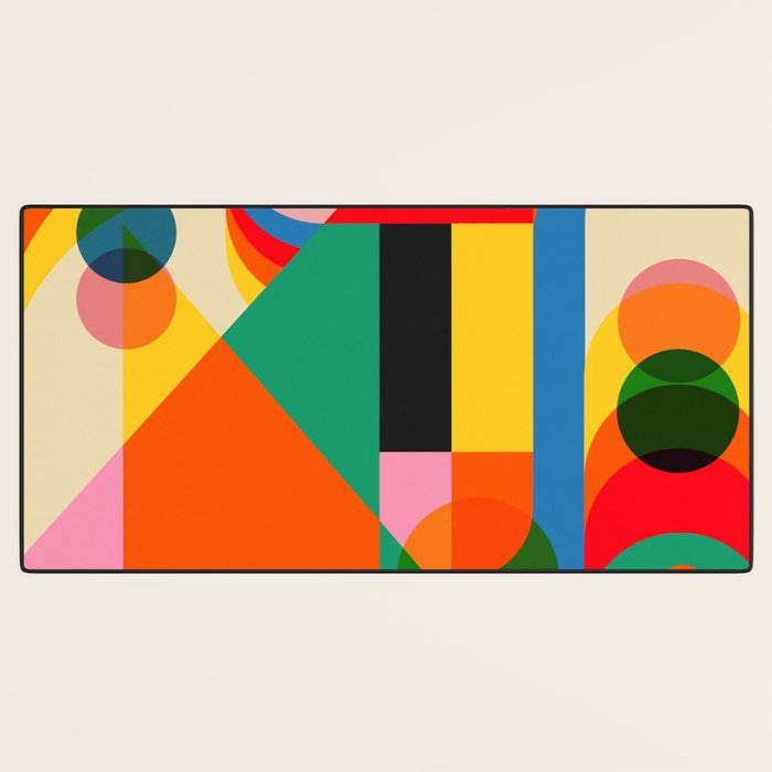 Geometric Girls Desk Mat Gallery Image 3