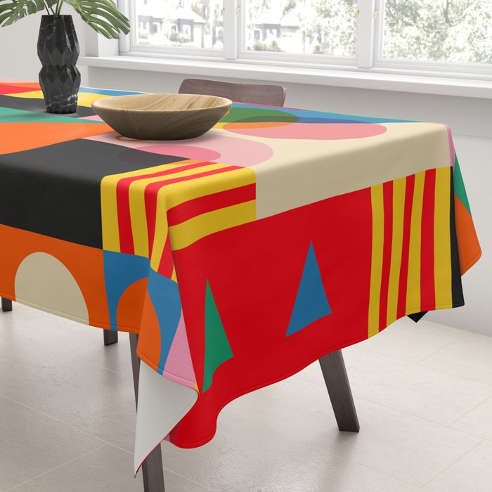 Geometric Girls Tablecloth Gallery Image 3