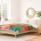 Geometric Girls Duvet Cover Gallery Image 2