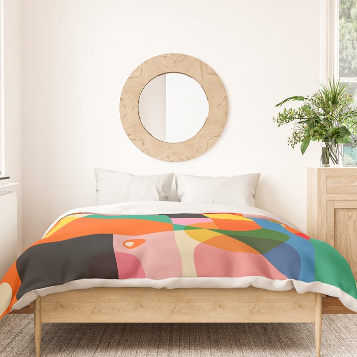 Geometric Girls Duvet Cover Gallery Image 3