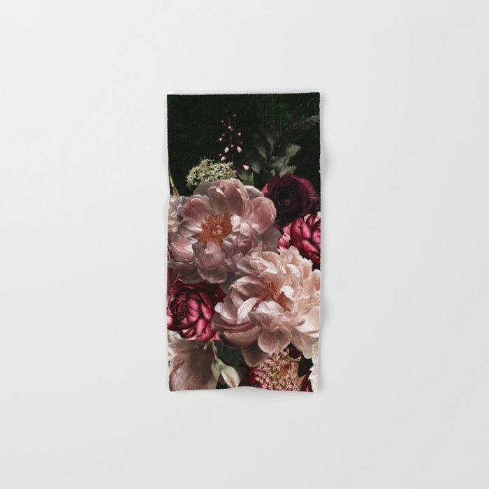 Deepest Night Flower Bouquet  Bath Towel Gallery Image 1