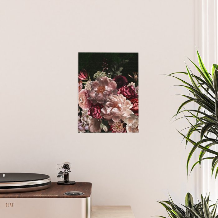 Deepest Night Flower Bouquet  Poster Gallery Image 2
