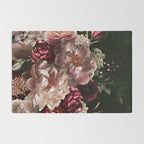Deepest Night Flower Bouquet  Rug Gallery Image 2