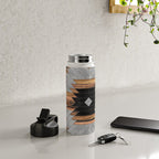 Urban Tribal Pattern No.6 - Aztec - Concrete and Wood Water Bottle Gallery Image 5