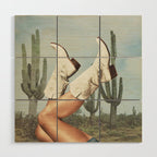 These Boots - Cactus & Yeehaw Wood Wall Art Gallery Image 1