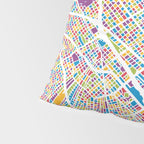 New Orleans Street Map Pillow Sham Gallery Image 4