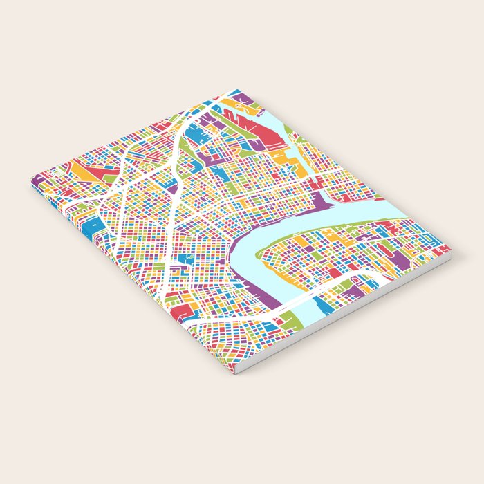 New Orleans Street Map Notebook Gallery Image 2