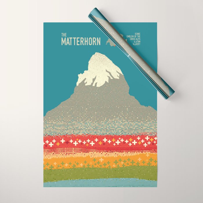The Matterhorn Wrapping Paper Gallery Image 1