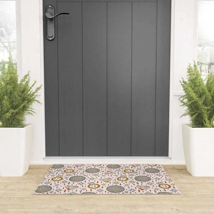 Diamonds and Disco Balls Print Welcome Mat Gallery Image 3