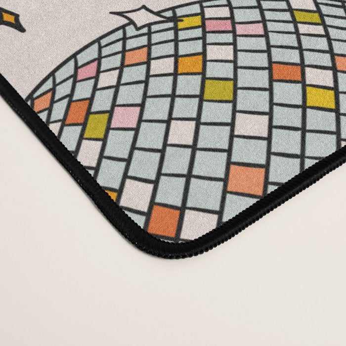 Diamonds and Disco Balls Print Desk Mat Gallery Image 4