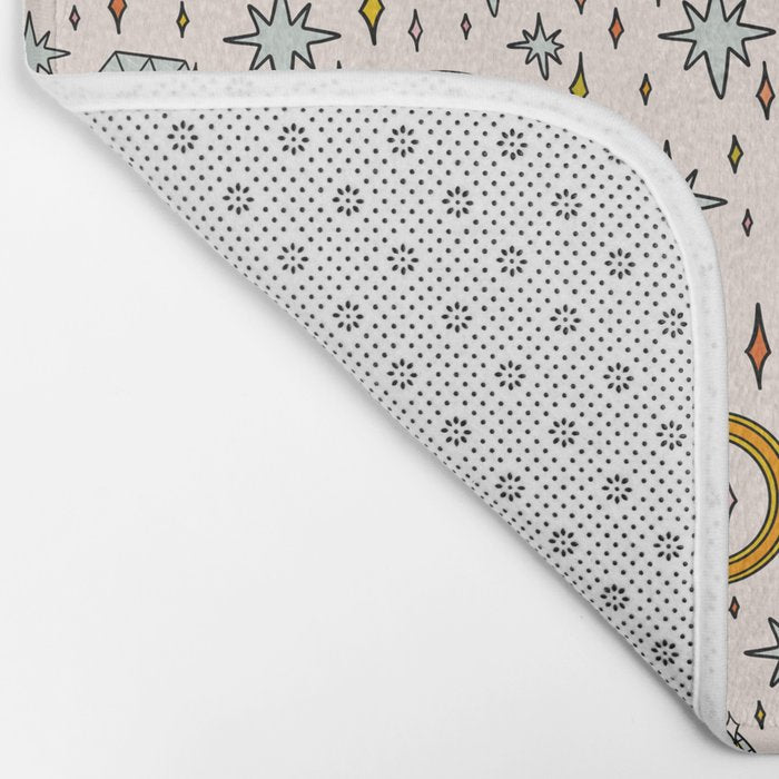 Diamonds and Disco Balls Print Bath Mat Gallery Image 2