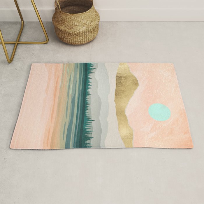 Spring Forest Lake Rug Gallery Image 1