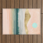 Spring Forest Lake Outdoor Rug Gallery Image 1