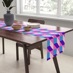 Geometric 01B Table Runner Gallery Image 2