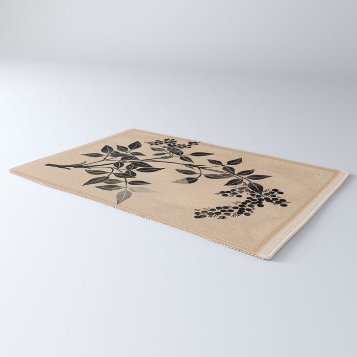 Abstract Art Minimal Plant 5 Rug Gallery Image 3