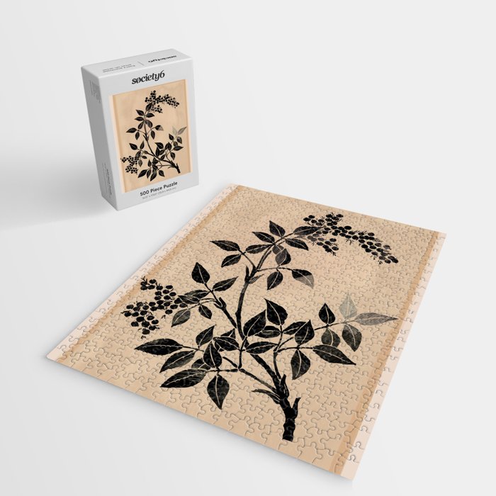 Abstract Art Minimal Plant 5 Jigsaw Puzzle Gallery Image 2