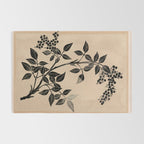 Abstract Art Minimal Plant 5 Rug Gallery Image 2