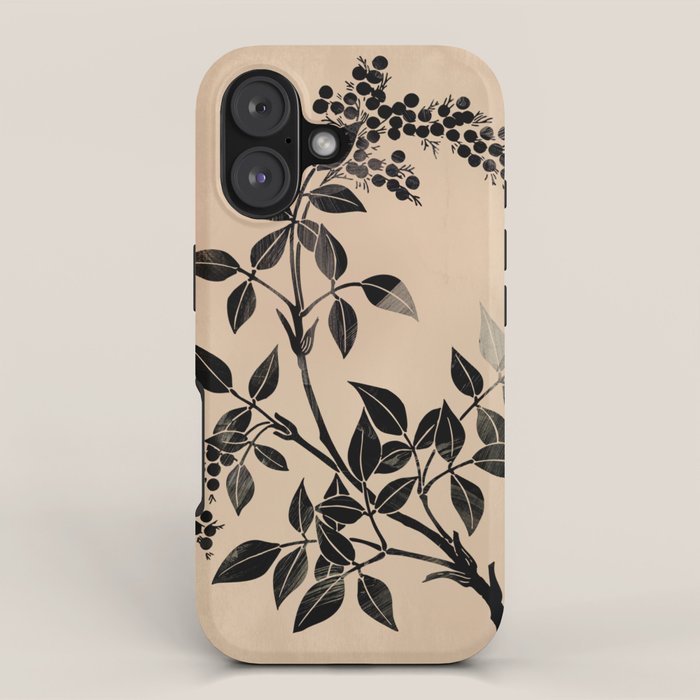 Abstract Art Minimal Plant 5 iPhone Case Gallery Image 1