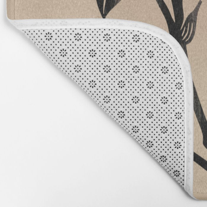 Abstract Art Minimal Plant 5 Bath Mat Gallery Image 2