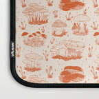 Mushroom Toile in Orange Laptop Sleeve Gallery Image 3