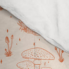 Mushroom Toile in Orange Comforter Gallery Image 4