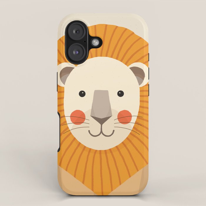 Lion, Animal Portrait iPhone Case Gallery Image 1