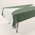 Bold Geometric Shapes Maximalism XIII Green Tablecloth Gallery Image 1