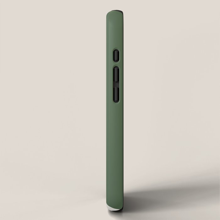 Bold Geometric Shapes Maximalism XIII Green iPhone Case Gallery Image 2