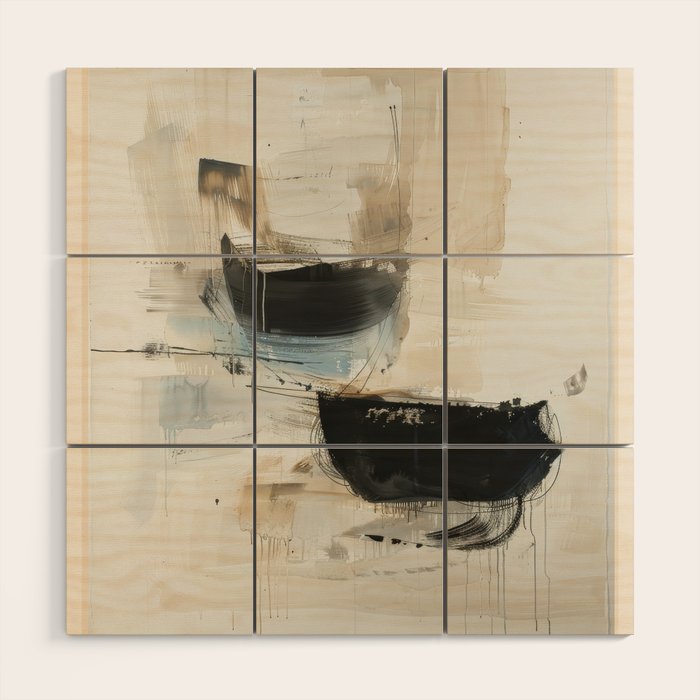 Tide Forms I Wood Wall Art Gallery Image 1