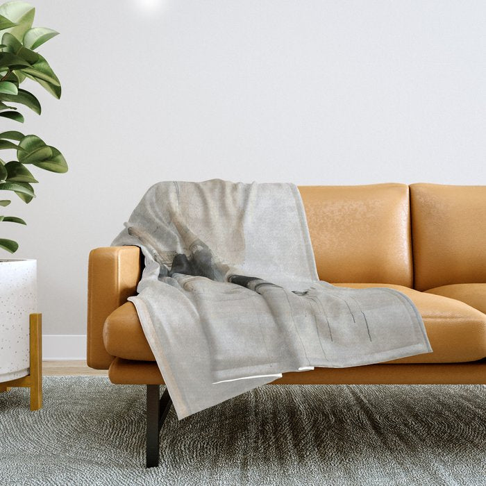 Tide Forms I Throw Blanket Gallery Image 1