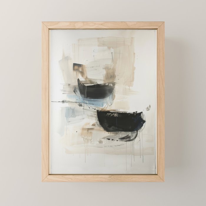 Tide Forms I Mini Art Print Gallery Image 1