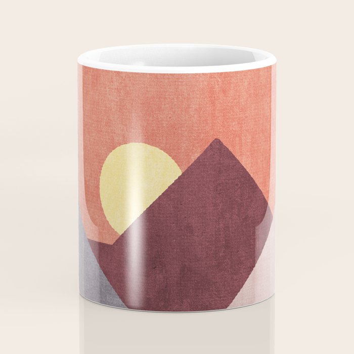 LANDSHAPES / Mountains - Sunset Coffee Mug Gallery Image 4