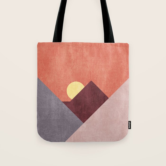 LANDSHAPES / Mountains - Sunset Tote Bag Gallery Image 1