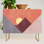 LANDSHAPES / Mountains - Sunset Credenza Gallery Image 1
