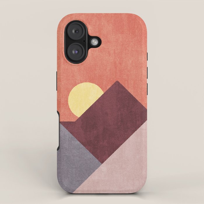 LANDSHAPES / Mountains - Sunset iPhone Case Gallery Image 1