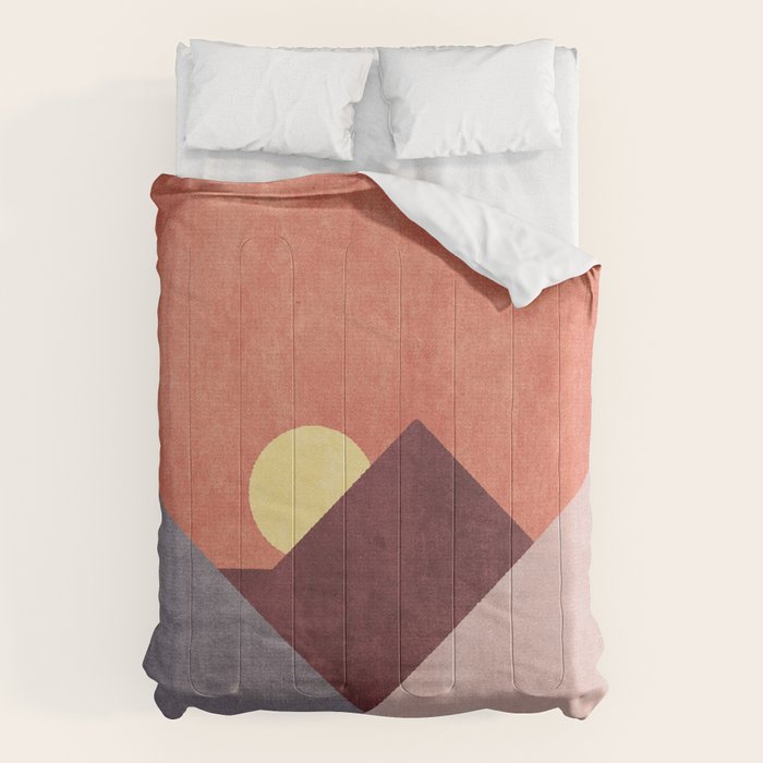LANDSHAPES / Mountains - Sunset Comforter Gallery Image 6