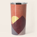 LANDSHAPES / Mountains - Sunset Travel Mug Gallery Image 1