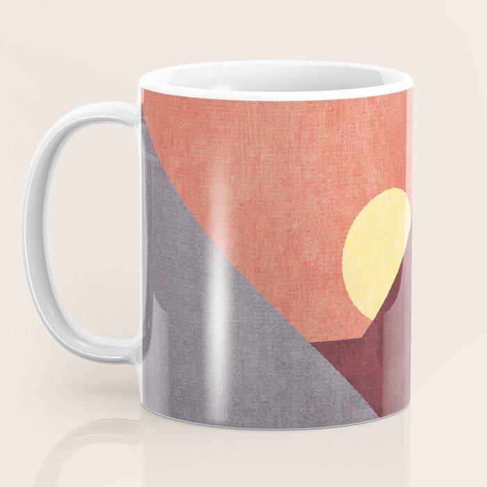 LANDSHAPES / Mountains - Sunset Coffee Mug Gallery Image 3