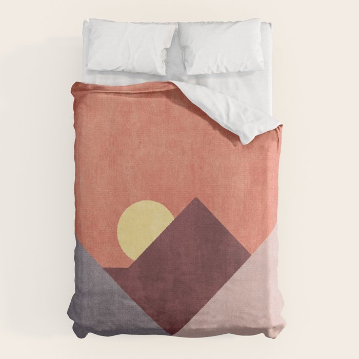 LANDSHAPES / Mountains - Sunset Duvet Cover Gallery Image 6