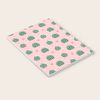 Vintage succulent cactus plant pattern Notebook Gallery Image 3