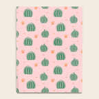 Vintage succulent cactus plant pattern Notebook Gallery Image 4