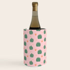 Vintage succulent cactus plant pattern Wine Chiller Gallery Image 3