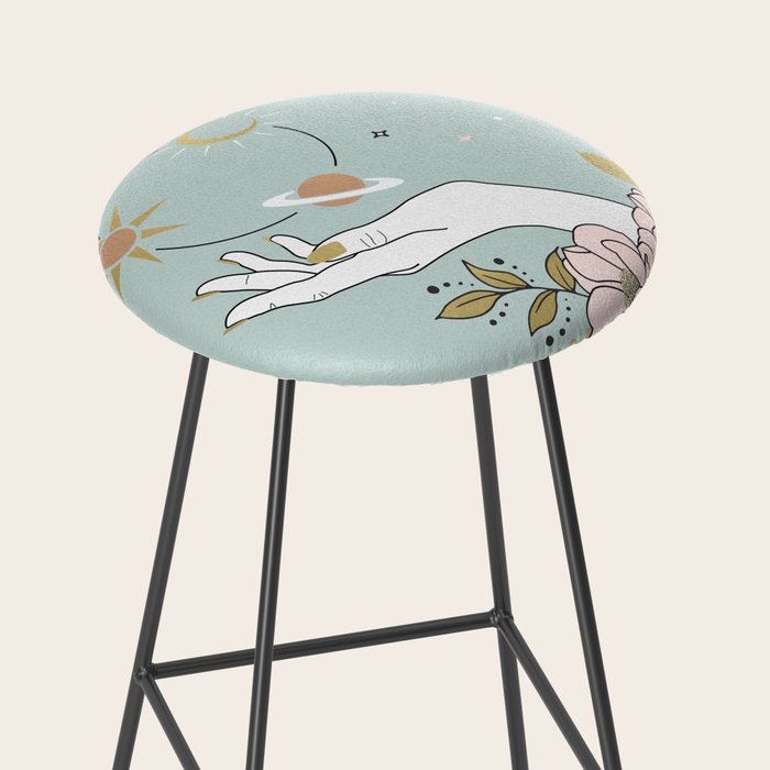 Capricorn Zodiac Series Stool Gallery Image 2