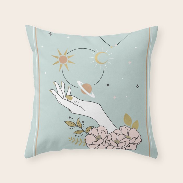 Capricorn Zodiac Series Throw Pillow Gallery Image 6