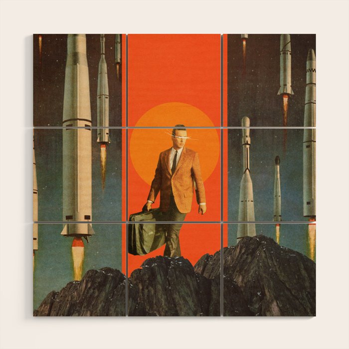 The Departure Wood Wall Art Gallery Image 1