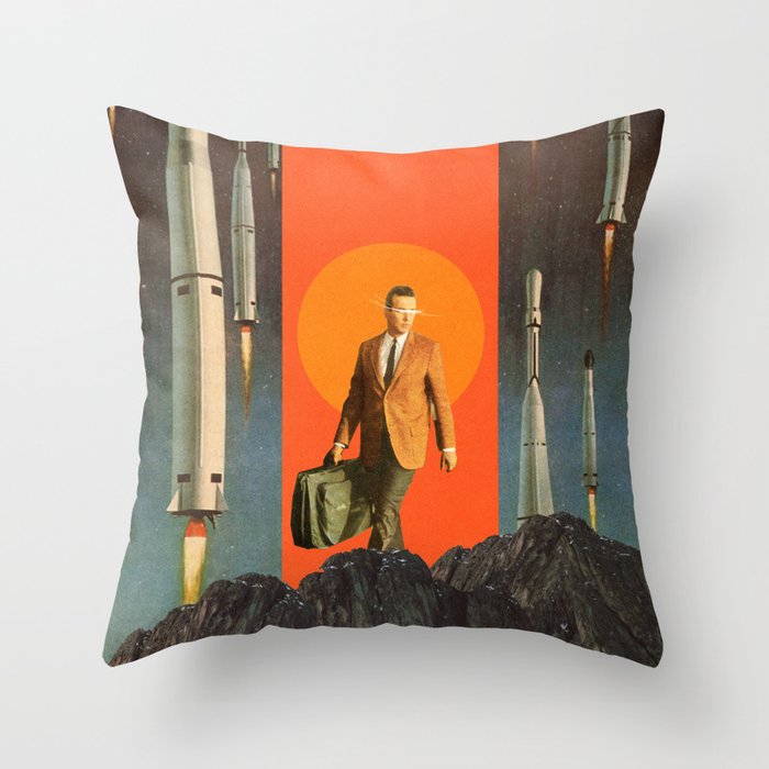 The Departure Throw Pillow Gallery Image 1
