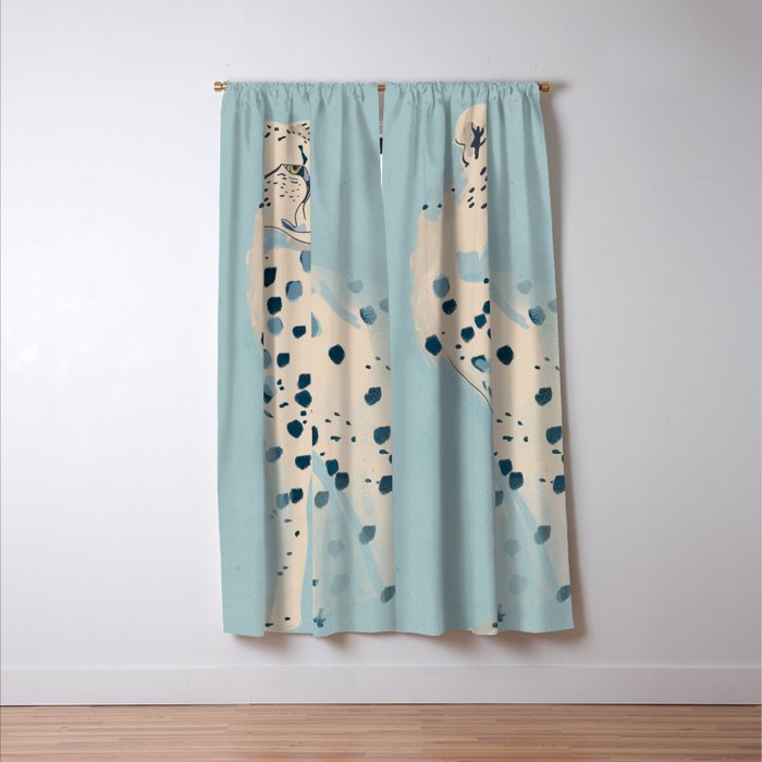 Cheetah 14 Window Curtain Gallery Image 3