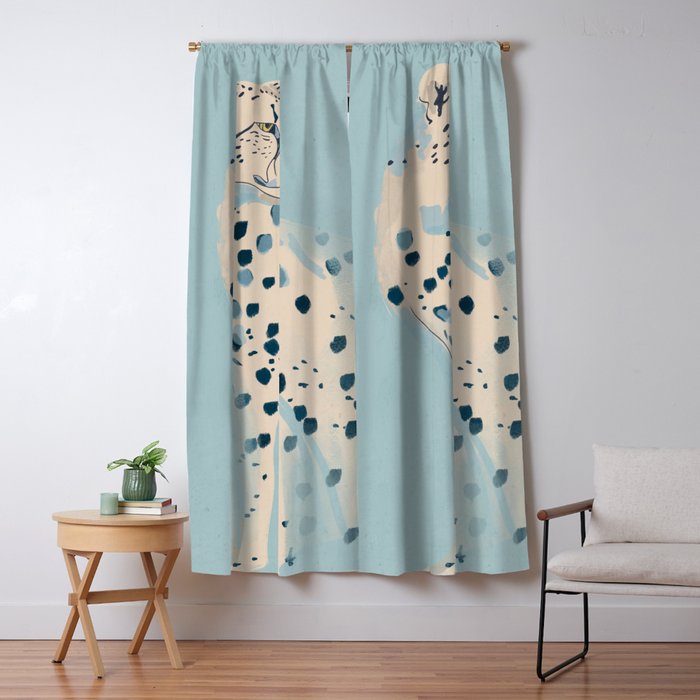 Cheetah 14 Window Curtain Gallery Image 5