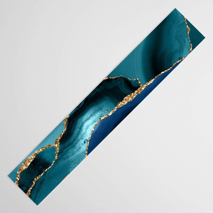 Ocean Blue Mermaid Marble Table Runner Gallery Image 3